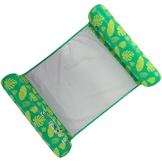 Swim Essentials Wasserhängematte Blumen 116 x 78 x 15 cm grün|gelb No Size