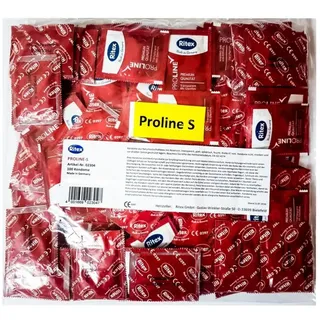 Ritex Kondome Proline S -100 Stück - engere Passform, im praktischen Polybeutel verpackt - Made in Germany