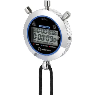 Renkforce RF-SW-200 Stoppuhr digital Silber