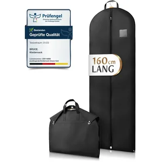 Bruce Kleidersack Optimierte Materialstärke von 120 GSM (Hochwertige Kleiderhülle für Anzug und Kleid) Atmungsaktive Anzugtasche für Reisen