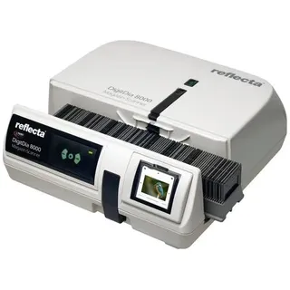 reflecta DigitDia 8000 Diascanner Staub- und Kratzerentfernung: Hardware Durchlichteinheit, Integriertes Display, Automatikbetrieb