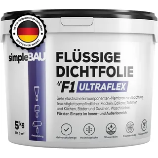 simplebau F1 Ultraflex flüssige Dichtfolie 5 kg
