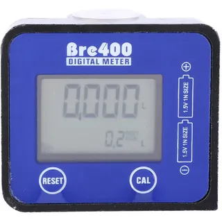 Durchflussmesser Heizöl, Hochpräzise Digitale Durchflussmesser Diesel, Aluminiumlegierung Pipeline Flow Gauge, 1/2" LCD-Display Durchflussmesser Hochpräzise