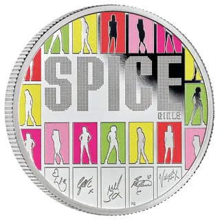1-Unzen-Silbermünze Spice Girls”