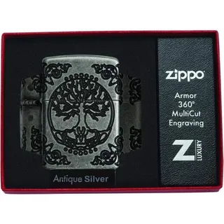 Zippo Antik Armor Case Lebensbaum