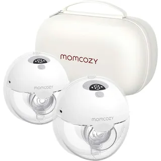Momcozy M5 Smart Doppelmilchpumpe, Grau