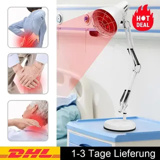 Rotlichtlampe,150w Wärmelampe Infrarotlampe Für Gelenk und Muskelschmerzen