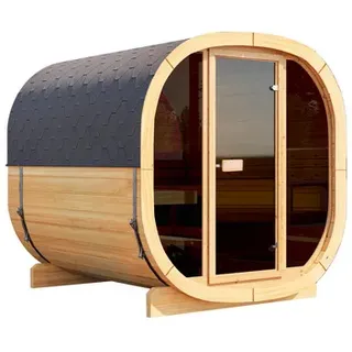 Wolff Finnhaus Gartensauna Calina 2123 Bausatz naturbelassen - 42 mm Ohne Ofen