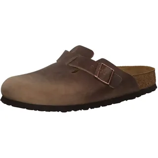 Birkenstock Boston Nubukleder geölt schmal tabacco brown 36