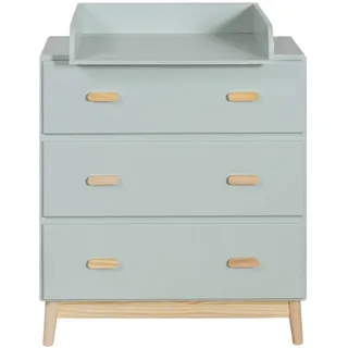 Mobili Rebecca Tessen 100x80x42 Mdf Kiefer Aquagrün Braun, Skandinavisch Zu Montieren