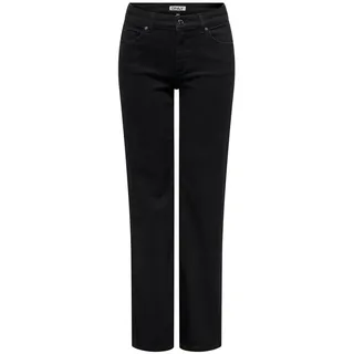 Only Blush Straight Fit Schwarz 34