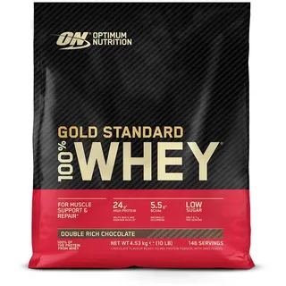 Optimum Nutrition Gold Standard 100% Whey Double Rich Chocolate Pulver 4530 g