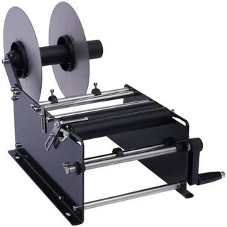 HPDTZ Runde Flaschen Etikettiermaschine MT-30, Handbetrieben, Hohe Präzision, Modernes Design, Platzsparend, Für PET, Glas, Metallflaschen