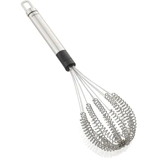 Leifheit Schneebesen Speed Quirl 33 cm ProLine-Serie, Rührbesen quirlt doppelt so schnell, spülmaschinengeeignet, aus rostfreiem Edelstahl, Rührstab mit praktischer Aufhängeöse, Schaumschläger