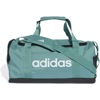 adidas Linear Duffelbag Powder Teal/Black/White S