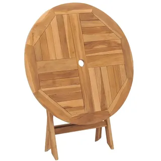 vidaXL Gartentisch Klappbar 85 x 76 x 76 cm Braun