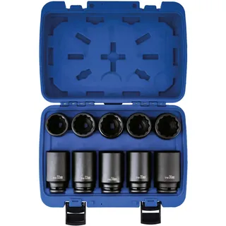 Laser 8700 Impact Hub Nut Socket Set 1/2" D 10pc