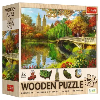 Trefl Holz Puzzle 500+1 - Central Park, Manhattan, New York
