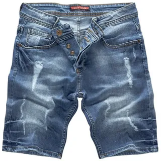 Rock Creek Jeansshorts Blau 29