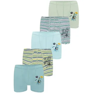 LOREZA 5er Set Boxershorts - Dino - Bunt | Gr.: 140/146