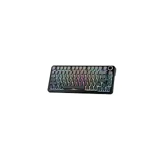 MechLands AK820 MAX HE Hall-Effekt Magnetic Gaming Keyboard, einstellbare Betätigung, 8KHz Polling Rate, Wired Rapid Fast Keyboard, Cremig, RGB, NKRO für Win/Mac, QWERTY (Farbverlauf Grau)