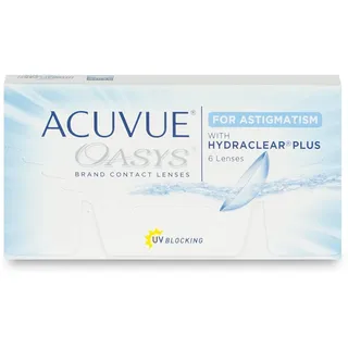 Acuvue Oasys for Astigmatism 6 St. / 8,60 BC / 14,50 DIA / -9,00 DPT / -0,75 CYL / 10° AX