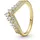Pandora Fingerring Pandora Timeless Wishbone Diadem Ring 167736C01 Damenring Wish Tiara Goldfarben 60/19 1