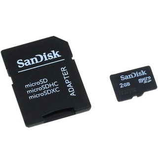 Speicherkarte SanDisk microSD 2GB f. Sony Ericsson U20 / U20i