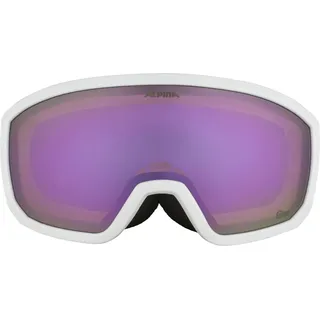 Alpina Scarabeo Q-Lite Skibrille Kinder white - weiß,