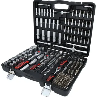 KS Tools 1/4"+3/8"+1/2" Steckschlüssel-Satz, 255-tlg