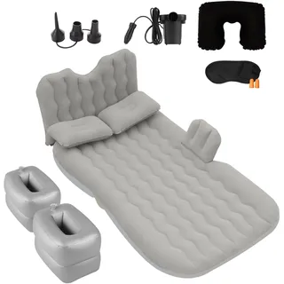 Icelus Auto Matratze SUV Luftmatratze with Luftpumpe 185 * 90 * 15 cm Aufblasbare Camping Kombi Luftbett für Auto Rücksitz Dickere Kofferraum Matratze Bett für Camping Outdoor Traveling