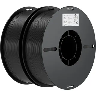 Creality Ender PLA Filament 1,75mm 2 Packs für 3D-Drucker, 2 x 1kg Spule 3D Druck Filament, Maßgenauigkeit +/- 0,03mm, passend für die meisten F...