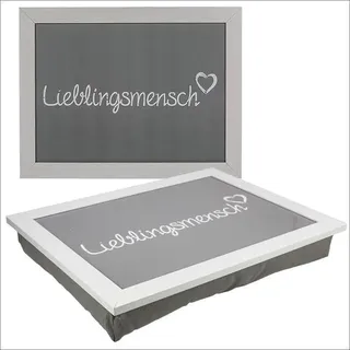 Schwäbische Albumfabrik Kissen-Tablett Lieblingsmensch