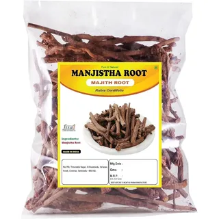 VK Manjistha Root - 100g - Dried - Rubia Cordifolia | Majith | Indian Madder