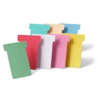 NOBO T-Karten, Größe 1, gelb