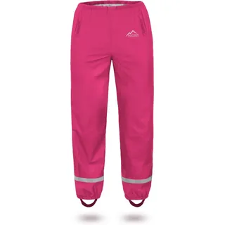 normani Regenhose Kinder Regenhose York Jungen und Mädchen - Wind- und wasserdichte Regenhose mit Reflektoren lila 134