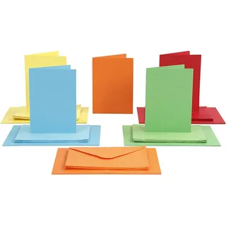 Creativ Company Umschläge 11,5 x 16,5 cm 110+220 g/m2 Blau 50 St.