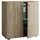 Lona Aktenschrank 70 x 40 x 74 cm braun