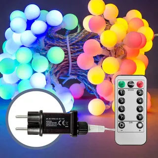 X4-LIFE LED Kugeln Lichterkette, RGB