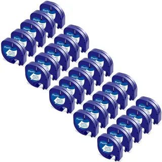 Markfield Packung Kompatibel mit Dymo Letratag Kunststoff Weiß