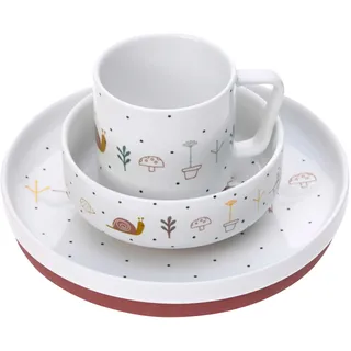 Lässig Geschirr Set Garden Explorer Schnecke, Pink