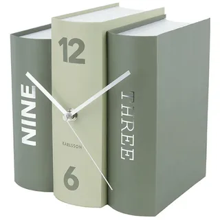 Karlsson Tischuhr, Book Uhr, 20 x 20 x 15 cm