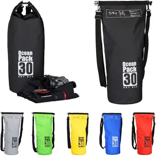 Relaxdays Dry Bag Ocean Pack LKW-Plane schwarz 30,0 l