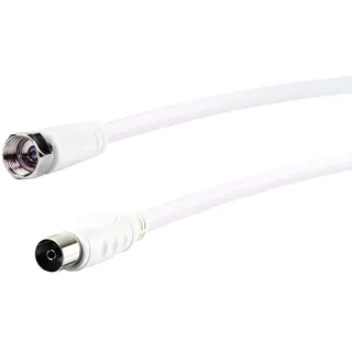 Schwaiger SAT-Anschlusskabel 75 dB 1,5 m F-Stecker/IEC-Buchse