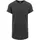 Long Shaped Turnup Tee Grau L