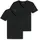 Herren T-Shirts im Serie 95/5 Vorteilspack V-Ausschnitt S-4XL Schwarz 2XL