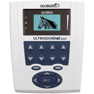 Globus Professioneller Veterinär-Ultraschall Ultrasoundvet 4000 Weiss/Blau