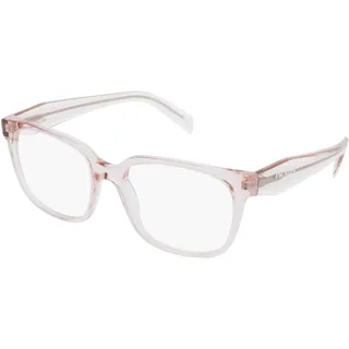 Prada PR 17ZV Damen-Brille inkl. Gläser Vollrand Eckig Acetat-Gestell 54/18/140, pink