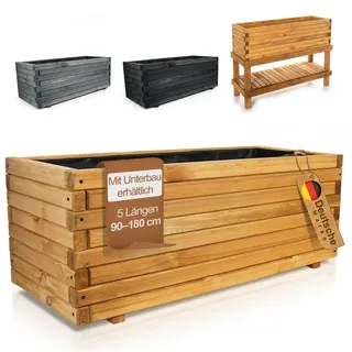 BooGardi Pflanzkasten 140 x 42 x 38 cm Braun