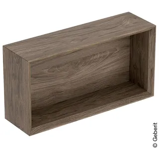 Geberit Wandbox 45x23,3x13,2cm, recht., nuss/Mel. Struk.